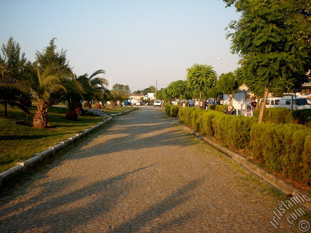 View of Yalova city in Turkey.

