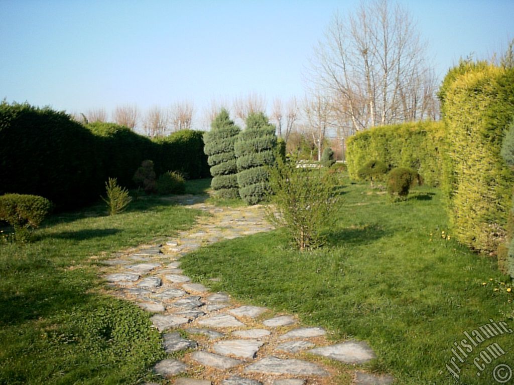 View of Botanical Park in Bursa city of Turkey.

